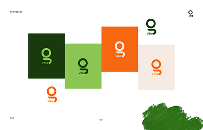 GreenVibe – Healthy Food Brandbook_animation animation branding design landing logo motion graphics presentation ui ux visual web