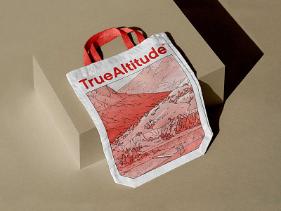True Altitude ⛰️ Branding branding canvasbag corporate design download identity logo mockup mockups paper psd studio sunlight template typography