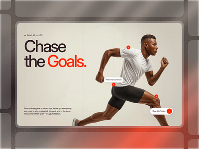 Framer Fitness Hero Component - Framify Design branding design framer framer component library framer development framer hero component framer hero design framer hero section framer template framer templates framer website framify library hero design hero section hero section ui illustration ui web design