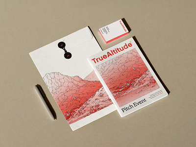 True Altitude ⛰️ Branding branding businesscard design download envelope identity logo mockup mockups psd stationery studio sunlight template typography