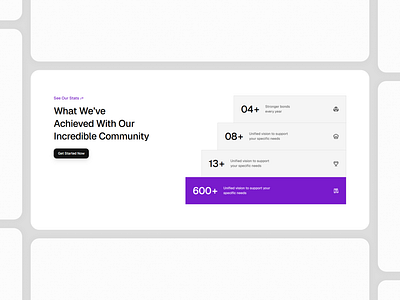 Framer Stats Component - Framify Design design framer framer component library framer development framer template framer templates framer website metrics section stats web design