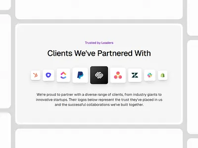 Framer Client Logo Component - Framify Design client logo design framer framer component library framer development framer template framer templates framer website framify library illustration logo web design