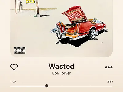 DAILY UI CHALLENGE Day 8: Music Player dailyui design ui ux
