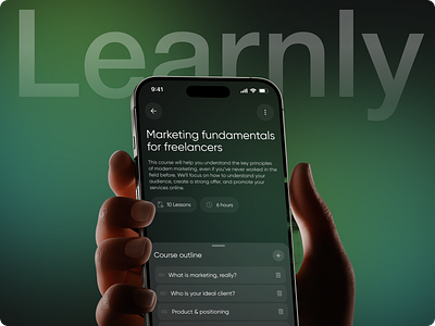 Learnly | AI-powered application app branding identity mobile app mobile app design mobile application mobile application design ui ux uxui uxui design