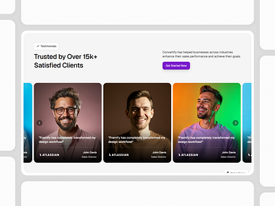 Framer Testimonial Component - Framify Design design framer framer component library framer development framer template framer templates framer website testimonial testimonial section web design