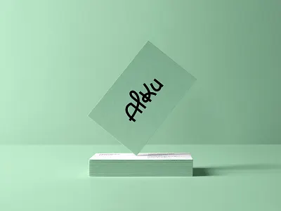 Alku identity branding busineesscard design download gluedposter identity logo mockup mockups psd template typography