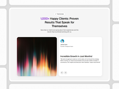 Framer Testimonial Component - Framify Design design framer framer component library framer development framer hero section framer template framer templates framer website illustration testimonial testimonial section web design