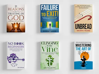 Book Cover Folio book cover book cover bundle book cover design book cover folio cover art exit fishing fly fishing graphic design jesus minimal modern book cover modern design piano piano book piano book cover turn typography unbread vine