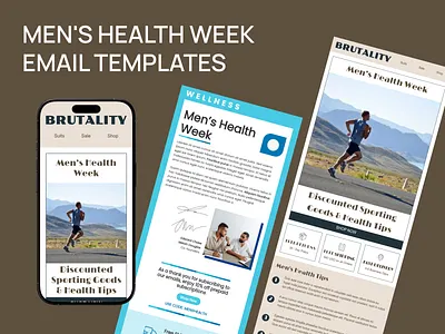 Men's Health Week Email Templates design email email builder email campaign email design email marketing email newsletter email templates html email mens health week email newsletter stripo email web design