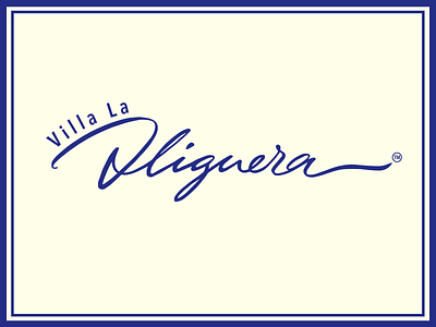 Villa La Higuera branding calligraphy custom flow goodtype graphic design handlettering handtype identity lettering logo script spanish type unique villa