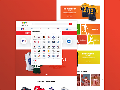 EJERSEYS.COM branding custom logo design graphic design illustration logo ui uiux ux web design website website design