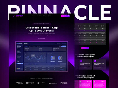 CFD FOREX Propfirm | Complete Prop firm cfd dashboard design development forex graphic design prop firm propfirm trade trades trading website