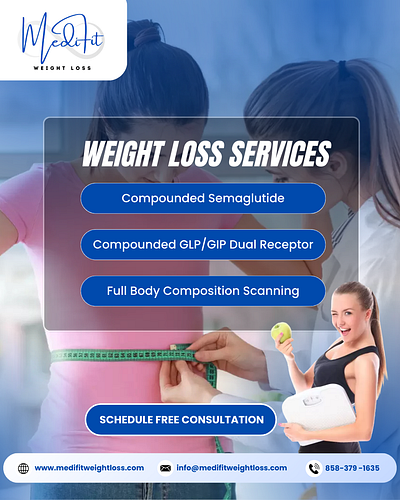 Medifit Social Media Post branding design graphic design illustration typography ui vector