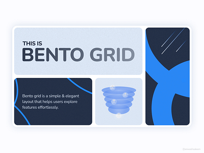 Bento Grid - UI Style bento grid figma ui