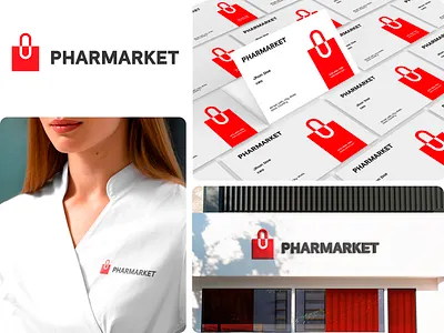 Pharmarket branding creative logo design graphicdesign logo logodesign logomark logotype medicine minimal modern logo pharma pharmacy pill sale logo shope symbol