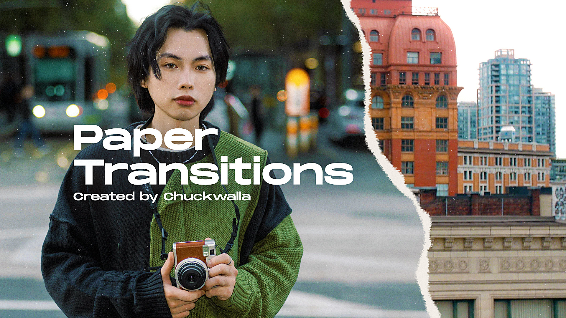 Paper Transitions (AE Template) aftereffects animation corporate design intro media motiondesign motiongraphics opener promo social stopmotion transition