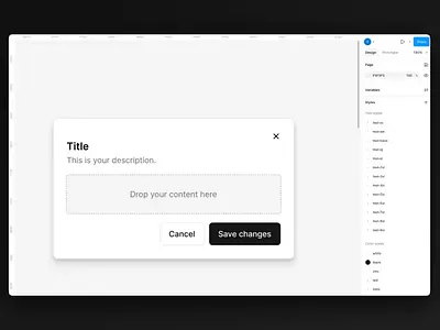 Dialog Component from Shadcn UI Kit by Daisybee design ui ux