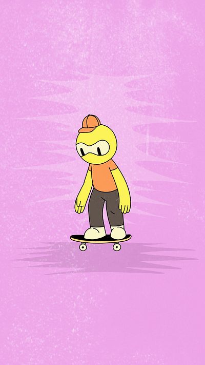 Hardflip Character Animation 2d animation animation cel animation character animation design illustration skate skateboarding