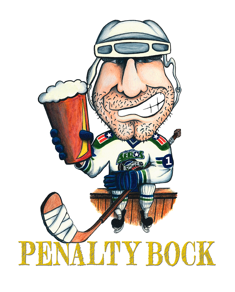 Penalty Bock Beer entertainment illustration promotion promotional sports