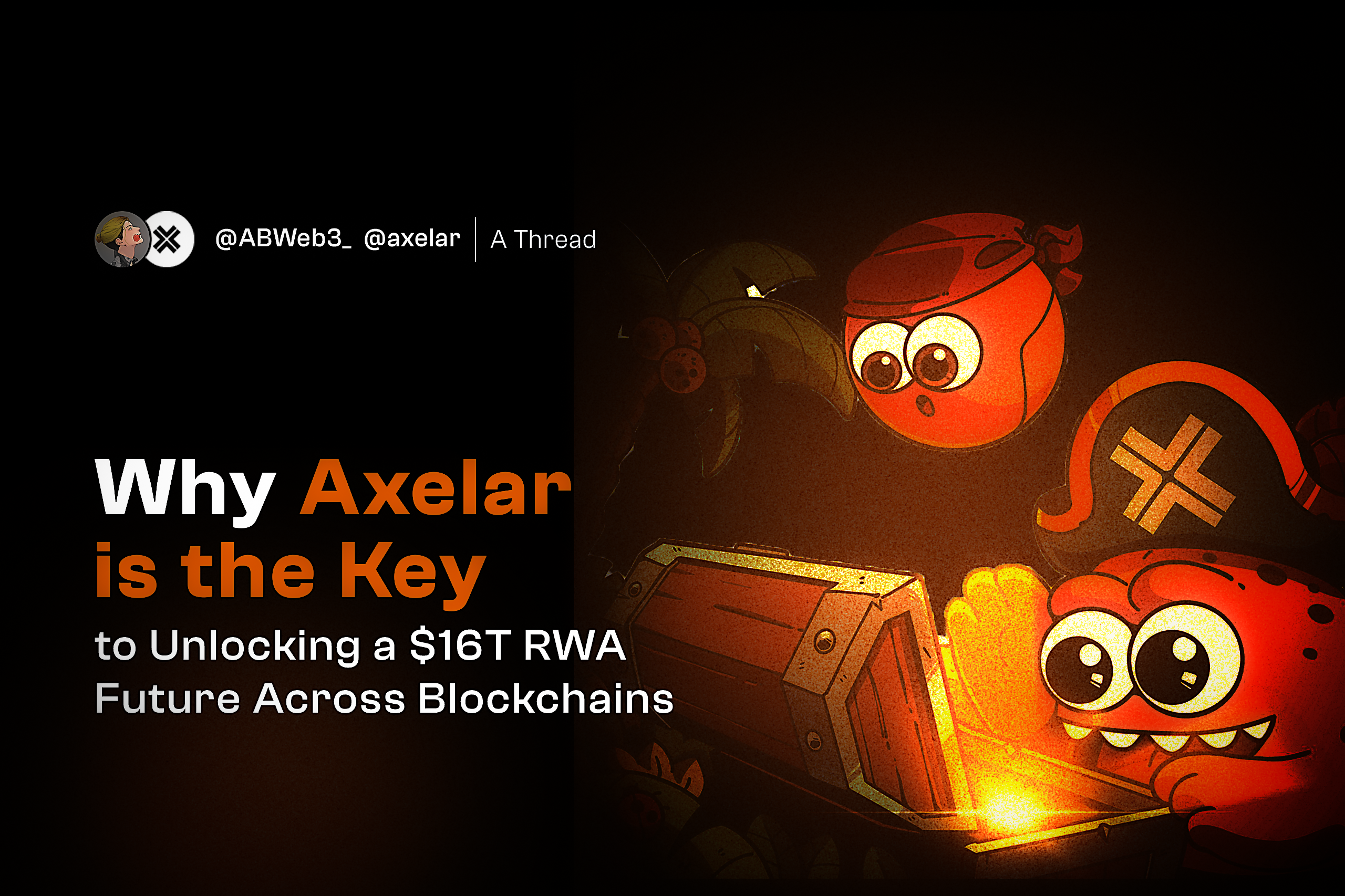 Abweb3 X Axelar Thread Designs branding graphic design