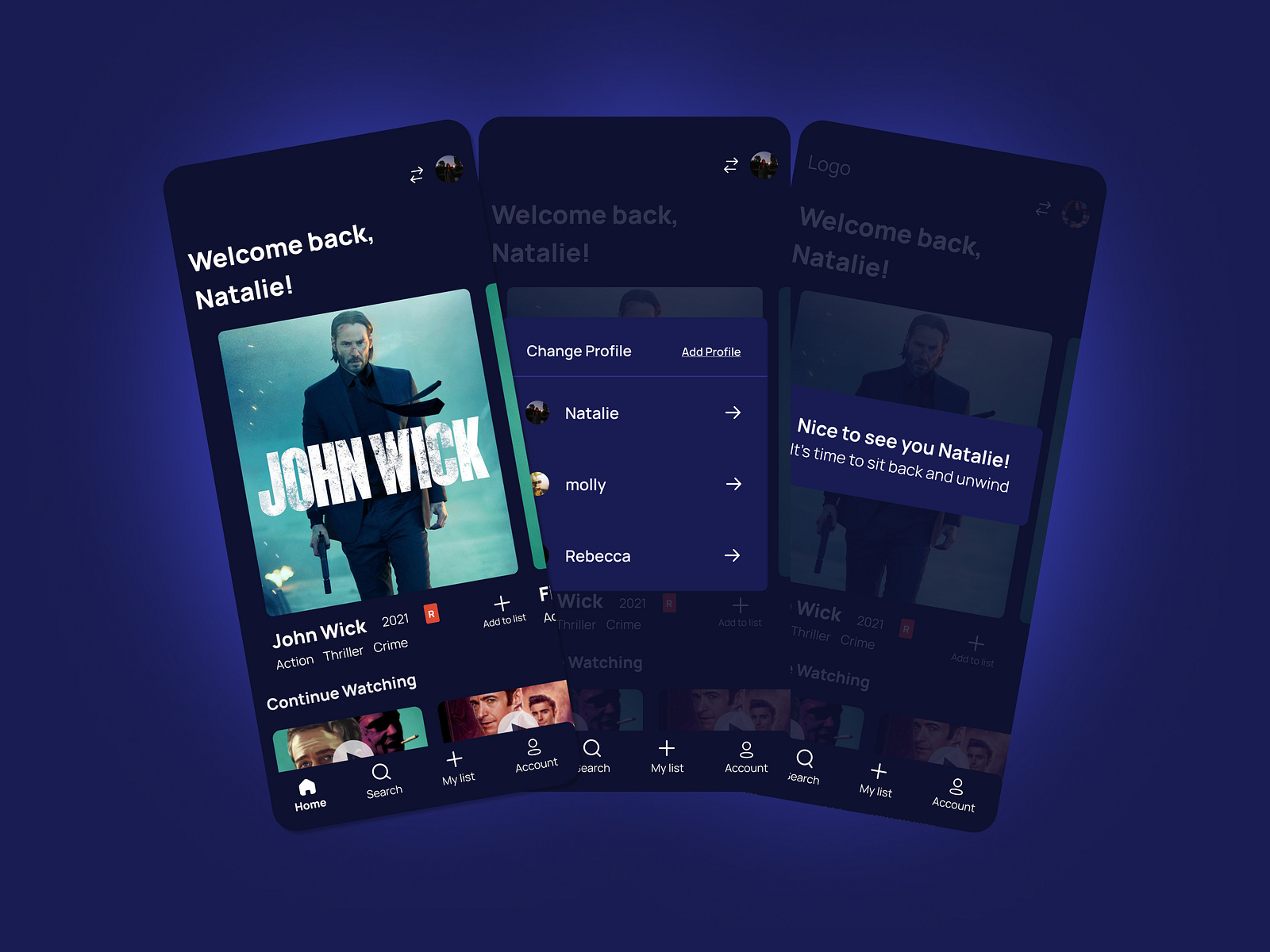 streaming-service-app-by-katherine-vakarchuk-on-dribbble