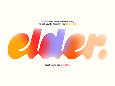 Elder – Logo Presentation brand identity design elder graphic design logo logopresentation shopify softdringcan sparking water visual identity visual presenation