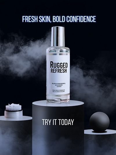 "Men's Facewash Poster" adobe artist branding design graphic design graphicdesigner men poster