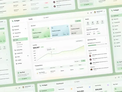 Fintech Dashboard - Cards Page admin interface admin ui analytics cards page dashboard design finance finance dashboard financial service fintech dashboard design fintech dashboard ui fintech dashboard ui design fintech platform interface modern product design saas ui design uiux user dashboard