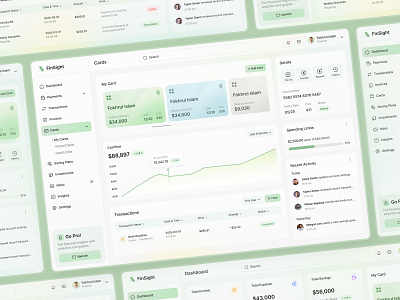 Fintech Dashboard - Cards Page admin interface admin ui analytics cards page dashboard design finance finance dashboard financial service fintech dashboard design fintech dashboard ui fintech dashboard ui design fintech platform interface modern product design saas ui design uiux user dashboard