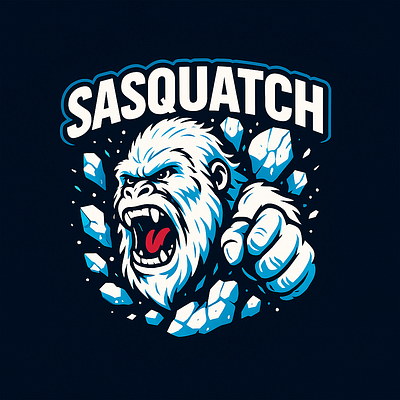 Sasquatch Logo branding design graphic design illustration logo ui ux vector