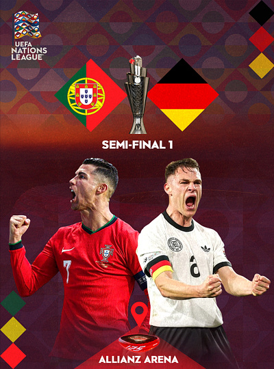 UEFA Nations League Match Poster Design football poster graphic design poster designs posters