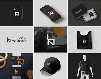 Letter N + H Logo-design (Unused). app logo brand identity branding creative logo graphic design icon logo logo logo design logos minimal logo minimalist modern logo vector visual identity