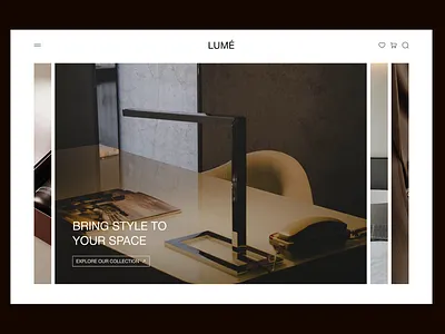 Luxury Furniture eCommerce ecommerce graphic design ui ux