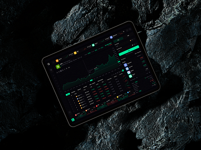 Crypto Exchange Dashboard — Dark Mode Concept bitcoin blockchain cryptocurrency currency dashboard dashboard crypto ethereum wallet
