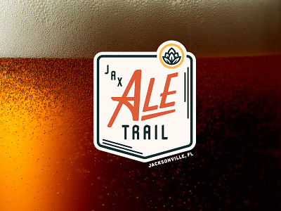 Jax Ale Trail - Logo ale beer branding design florida illustration jacksonville logo trail type typography visual identity