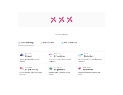 Build your squad ai agent form steps tasks website