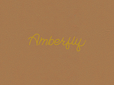 Amberfly design graphic design icon lettering logo vector