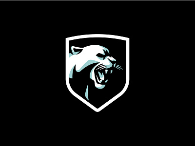 Panther Logo angry animal blackpanther branding dark design forest guard head logo logo design logos mascot panther roaring security shield vector wild