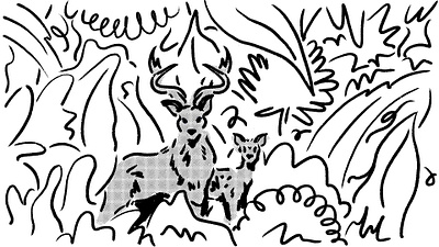 Chained To The End animation deer illustration photoshop