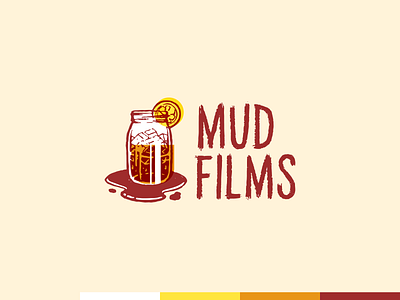 Mud Films® ball jar brand branding design film co. branding heyo! illustration lettering logo mason jar southern brand sweet tea