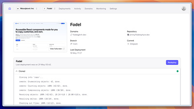 Provision template template ui ux