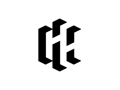 HH Monogram Logo branding company brand logo company branding design graphic design logo modern vector