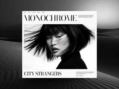 Monochrome - Carrd Portfolio Template carrd carrd template one pager portfolio studiovibe ui design web design