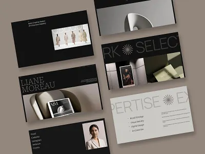 Liane - Carrd Portfolio Template carrd carrd template portfolio studiovibe ui design web design website templates