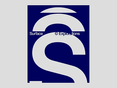 Fragmented Surface Type Composition abstract type bold composition bold lettering creative lettering design abstraction digital poster editorial type experimental design fragmented text graphic layout layout concept minimal palette modern poster navy contrast oversized letterforms structural type typographic poster typography visual distortion visual identity