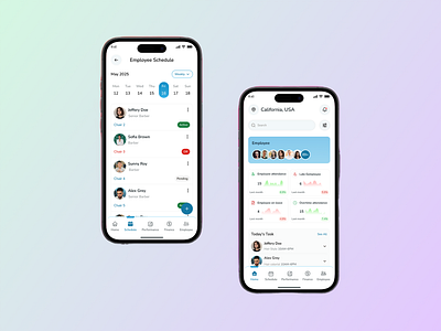 Barber Shop Employee App app design barber app barber shop beauty salon best hair salon appointmentapp booking app clean design darkui grooming app hair stylist minimaiui mobile app ui mobile design seloon seloon app ui ui design ui ux ux ux design