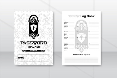 Royal Security Entrance Continental Logbook Design book paper branding business ebook illustration interior design kdp kdp interiors layout notebook notebook interiors notepad paper password save password tracker print security social media template ui