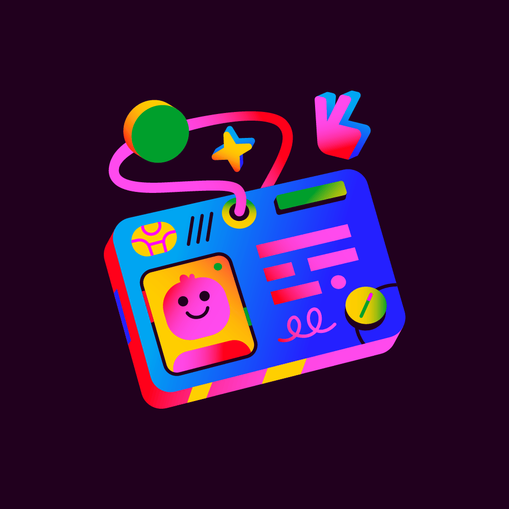 Profile animation art design illustration motion graphics profile rive tech vector web3