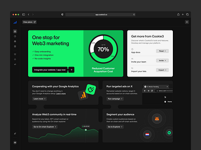 Cookie3: Design System Mode Change analytics blockchain cookie3 crypto dark mode data defi design system figma light mode marketing mode change platform product design tokens ui variables web3