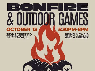 Bonfire Event Graphic design event design events graphic design